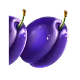 Plum symbol in Hot Burning Wins paytable